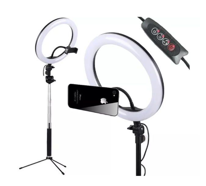 Dores nos olhos por uso de ring light com raios uv e luz azul violeta